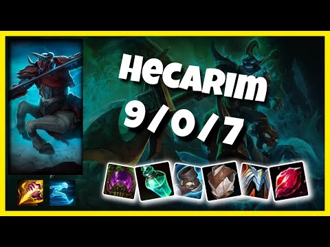 Hecarim vs Elise KOREAN Challenger JUNGLE (9/0/7) - v11.4