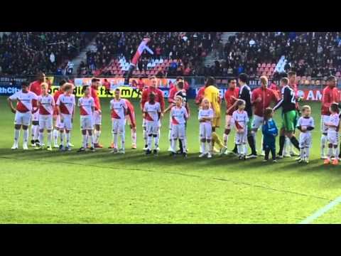 Opkomst FC Utrecht - Feyenoord met twee Geinoord Onder 14 spelers