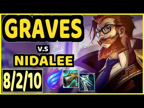 KARIS (GRAVES) vs NIDALEE - 8/2/10 KDA JUNGLE CHALLENGER GAMEPLAY - KR