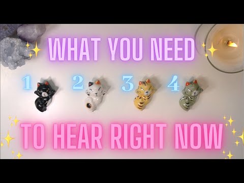💥WHAT YOU NEED TO HEAR RIGHT NOW💥 Timeless Tarot Reading 🐈✨