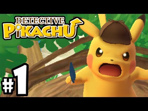 Detective Pikachu - Nintendo 3DS Pokemon Gameplay Walkthrough PART 1: Intro & Chapter 1 Case Solved Video