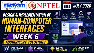 Design & Implementation of Human-Computer Interfaces Week 6 Assignment
