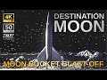 DESTINATION MOON Rocket Blast Off Remastered To 4K 50fps UHD
