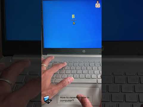 How to rename folder in computer?