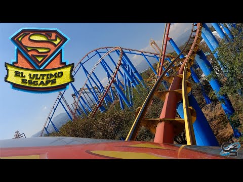 Superman El Último Escape Front Row POV Six Flags Mexico