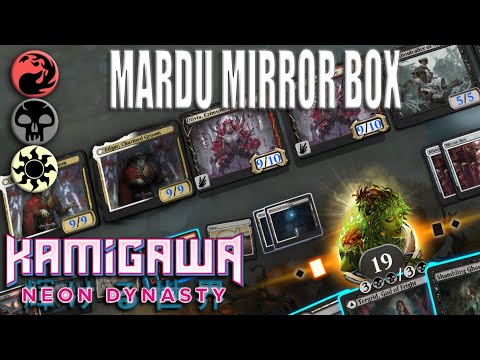 Edgar, Olivia, Tergrid Mirror Box Mardu🔴⚪⚫Kamigawa Neon Dynasty MTG Standard