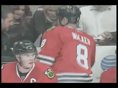 Matt Walker broken finger CHI vs CGY game 5 4 25 09