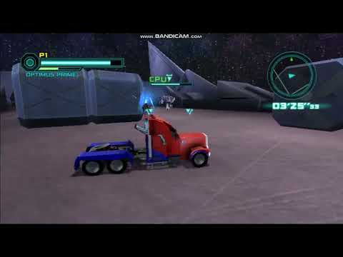 Transformers Prime The Game Wii Optimus Prime vs Megatron 🔥