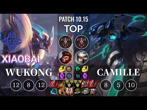 ES Xiaobai Wukong vs Camille Top - KR Patch 10.15