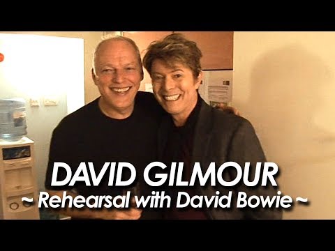 DAVID GILMOUR & DAVID BOWIE  : PINK FLOYD 『Comfortably Numb ~Rehearsal with DAVID BOWIE~ 』