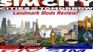 preview picture of video 'Simcity Landmarks Anywhere Mod Review'