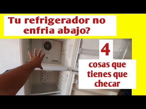 Mabe refrigerator not cooling in the bottom (4 solutions)