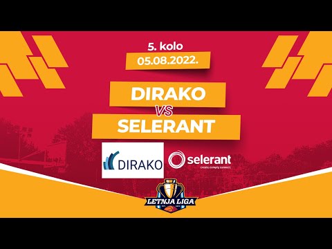 05.08.2022  LETNJA LIGA GRUPA A  5.kolo 20.10  Dirako - Selerant