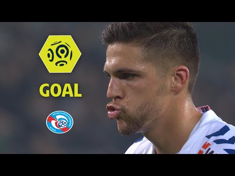 Goal Jonas MARTIN (63' pen) / AS Saint-Etienne - RC Strasbourg Alsace (2-2) / 2017-18