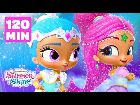 Shimmer and Shine Find Glitter Stars & Rescue Unicorns! | 2 Hour Compilation | Shimmer and Shine