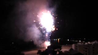 preview picture of video 'Port d'Alcudia fireworks ,Feuerwerk 2013'