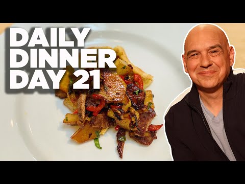 Quick Steak with Pepper Relish: Daily Dinner Day 21 |...