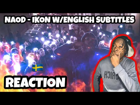 AMERICAN REACTS TO SWEDISH RAP! NAOD - IKON (ENGLISH LYRICS)