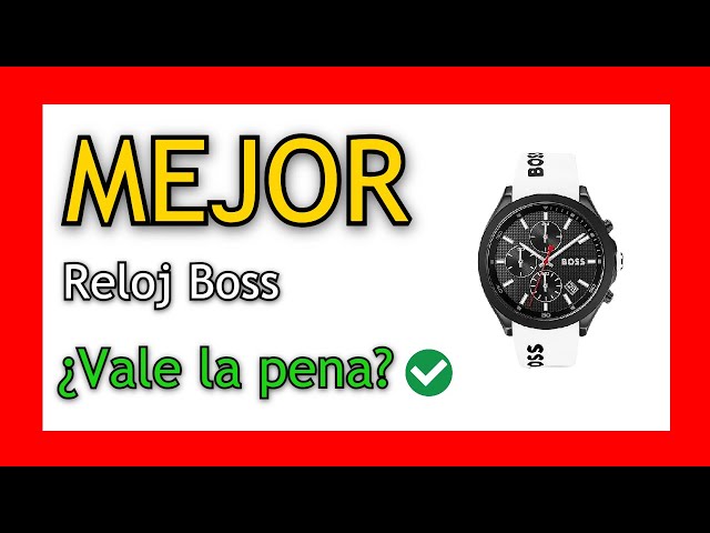 Vídeo relacionado con BOSS Reloj Cronógrafo de Cuarzo para Hombre 44 mm Colección VELOCITY con Correa de Silicona, Función de Fecha, 3 Subesferas, Resistencia al Agua 5ATM
