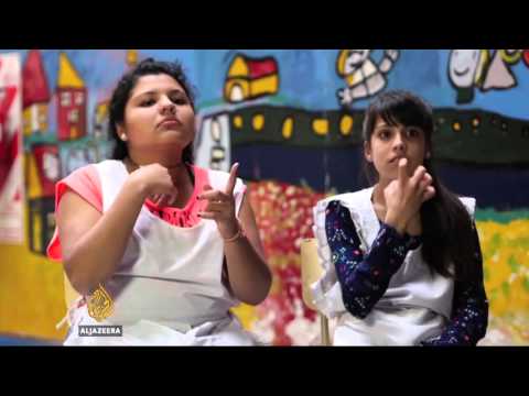 Books in sign language for deaf children