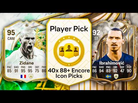 40x 88+ ENCORE ICON PLAYER PICKS! 😨 FC 26 Ultimate Team