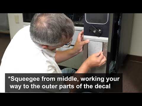 Fascia Decal Application (Model 3605 and 3606)