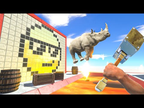 Epic Hammer on Wall Emoji - Animal Revolt Battle Simulator