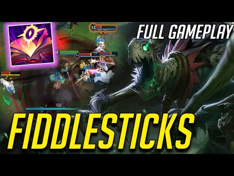 WILD RIFT FIDDLESTICKS JUNGLE FULL GAMEPLAY WITH MEJAIS OP AF