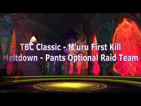 M'uru | First Kill | Resto Shaman POV | Sunwell Plateau | WoW TBC Classic