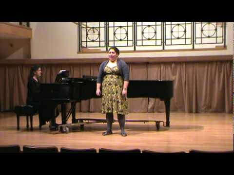 Kelly Soprano performing Mi tradi from Don Giovanni