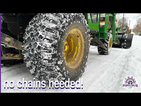 The BEST Tractor Tires for Plowing Snow? Carlstar Versaturf Review