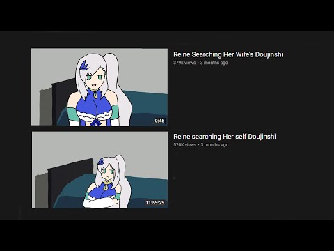 Reine cannot find her self-doujinshi