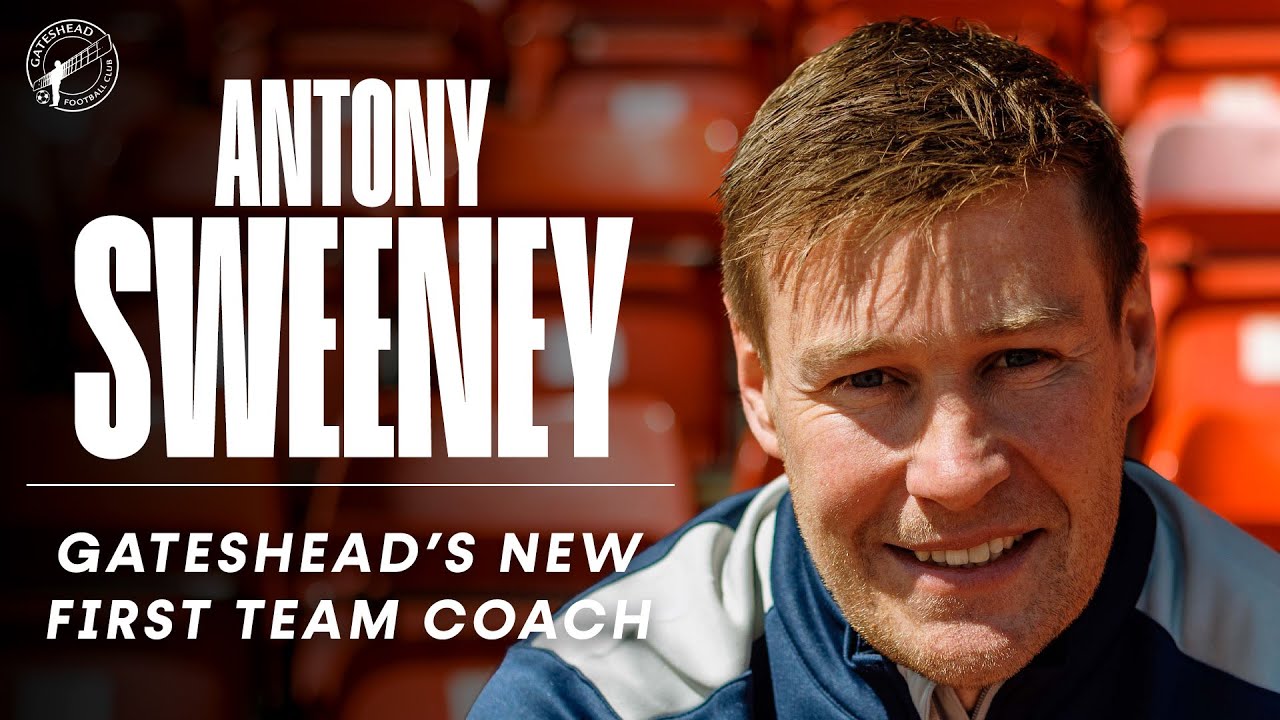 “It’s a fresh challenge” 🤝 | Antony Sweeney join Gateshead as first team coach | INTERVIEW