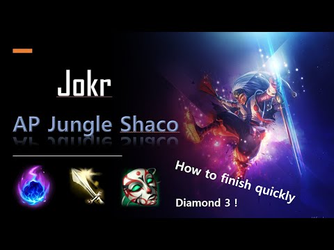 [Jokr] Nashor's Tooth Shaco VS Nidalee in KR Diamond Elo - League of legends (Full Gameplay), 샤코 니달리