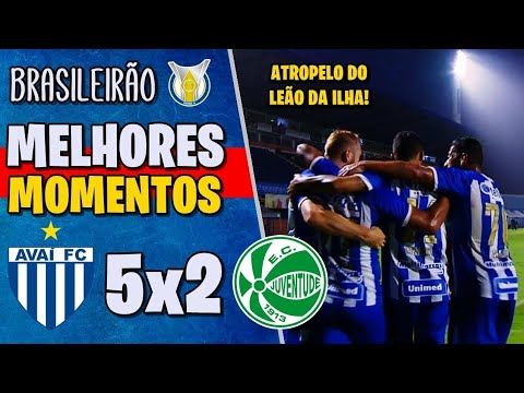 AVAÍ 5 × 2 JUVENTUDE RS GOLS & MELHORES MOMENTOS SÉRIE B 2020