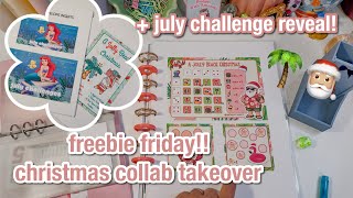 FREEBIE FRIDAYYY SAVINGS CHALLENGES 😋 | july GP reveal, holiday collab announcement 🎄, & more!!