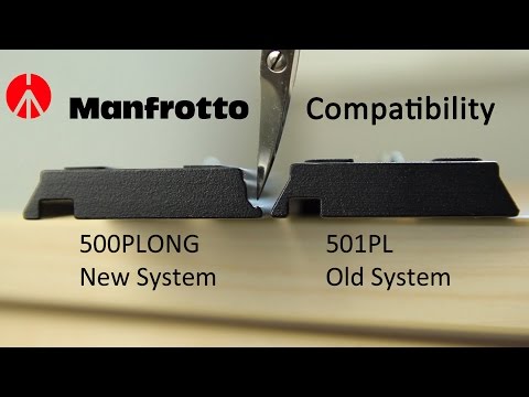 Manfrotto 120 mm įdėklas MVH500 galvutei video