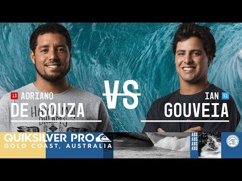 Adriano de Souza vs. Ian Gouveia - Round Two, Heat 4 - Quiksilver Pro Gold Coast 2018