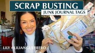 Scrap Busting Easy Junk Journal Tags