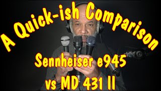Video thumbnail for Sennheiser e945 vs MD 431 II  - Earthworks Ethos (narration) Beyer M88 for Reference by Anton Browne