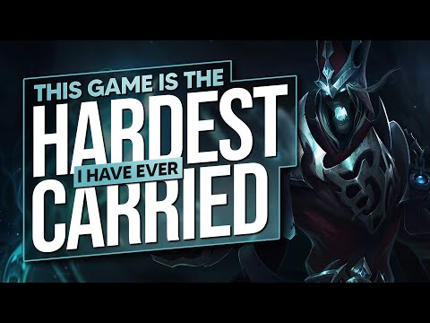 THIS IS THE HARDEST I'VE EVER CARRIED A GAME IN CHALLENGER