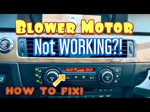Blower Motor NOT WORKING in your BMW? How to fix!! BMW e90/e92 Fan Common Fixes 328i 335i