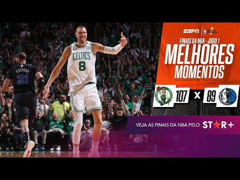 BOSTON NA FRENTE NAS FINAIS DA NBA! | Boston Celtics 107 x 89 Dallas Mavericks | Jogo 1