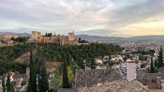 2019.10.02 西班牙 格拉納達 Granada - Mirador San Nicolás (聖尼古拉教堂廣場上看夕陽)