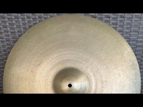 Vintage Zildjian Avedis 1950s Small Stamp B 20” Ride Cymbal image 11
