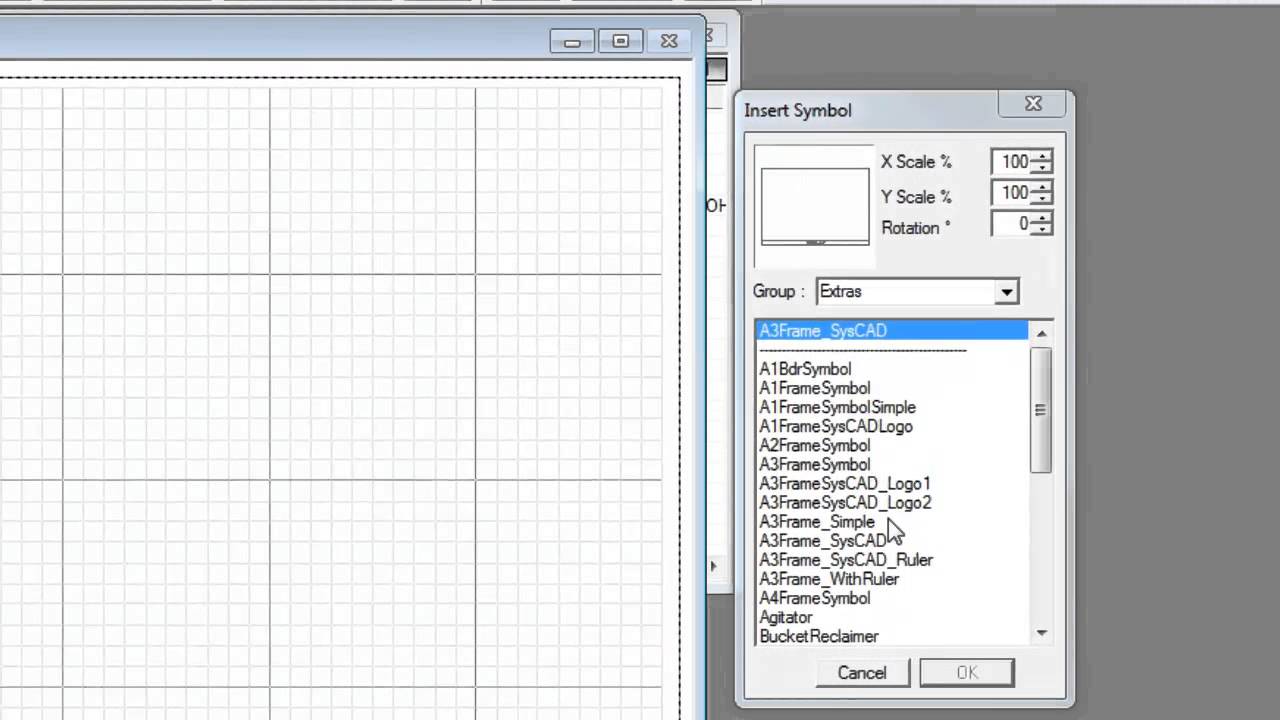 SysCAD Tutorial Section 2.4 - Insert a Flowsheet Border Rev 1