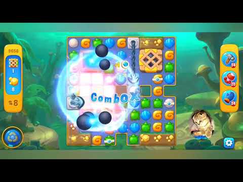 Fishdom 2022, no Boosters,  9658  level  -  прохождение без бустеров,  9658  уровень.