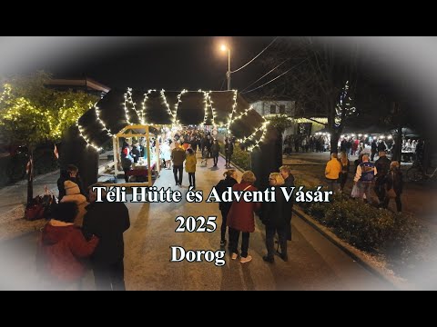 Téli Hütte & Adventi Vásár Dorog 2025