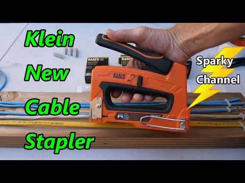 Klein New Loose Cable Stapler 450-100 for Romex, Coax and Category Cable