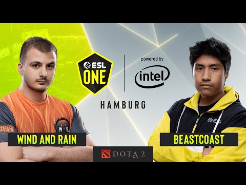 Dota2 - beastcoast vs. Wind and Rain - Game 2 - Lowerbracket - ESL One Hamburg 2019